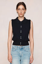 FRANNIE VEST - BLACK