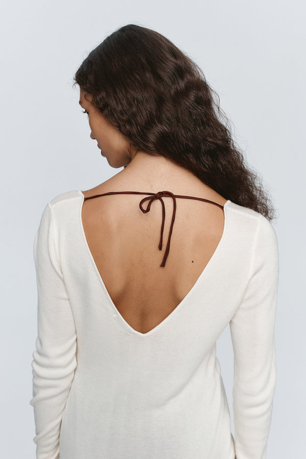 REESE TOP - IVORY / SANGRIA