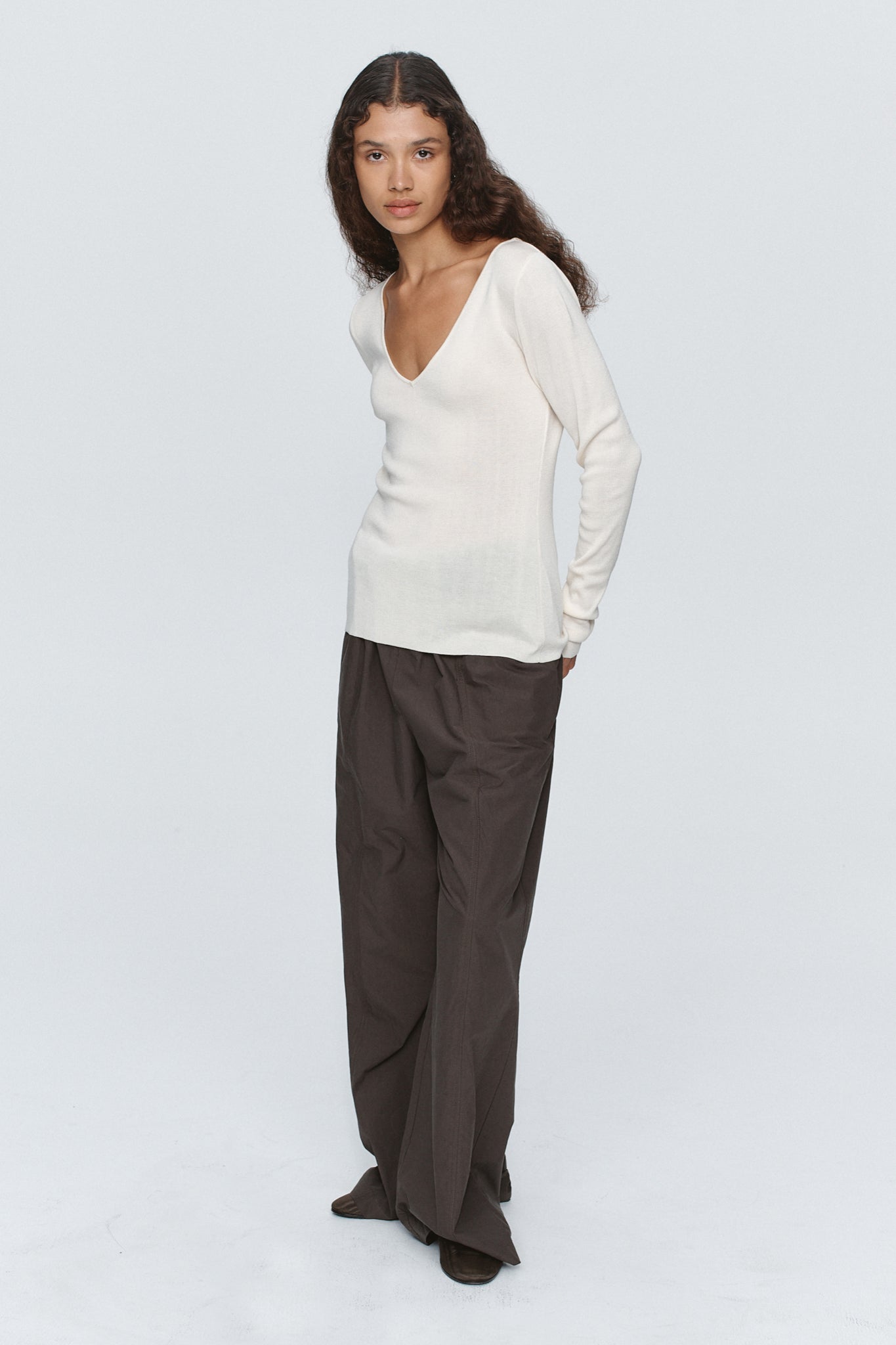 REESE TOP - IVORY / SANGRIA