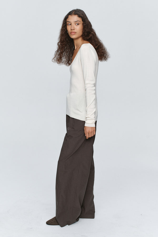 REESE TOP - IVORY / SANGRIA