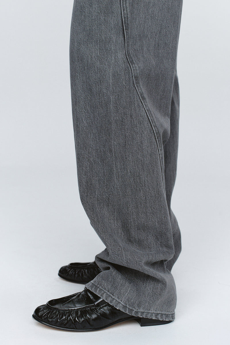 RELAXED CURVE JEAN - STONE