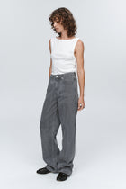 RELAXED CURVE JEAN - STONE