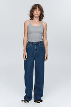 RELAXED CURVE JEAN - WASHED INDIGO