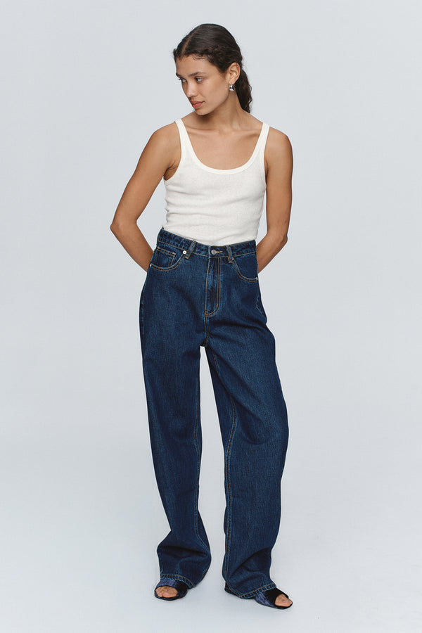 RELAXED JEAN - WASHED INDIGO