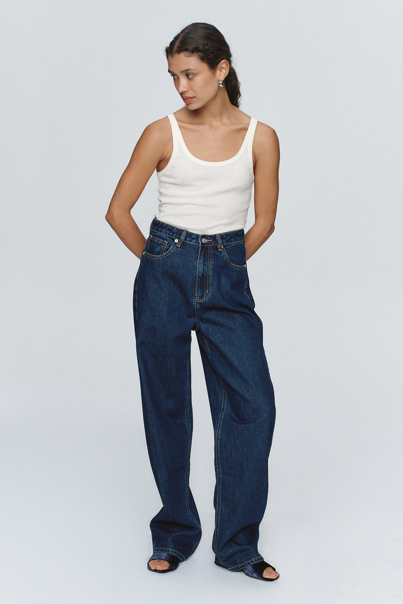 RELAXED JEAN - WASHED INDIGO