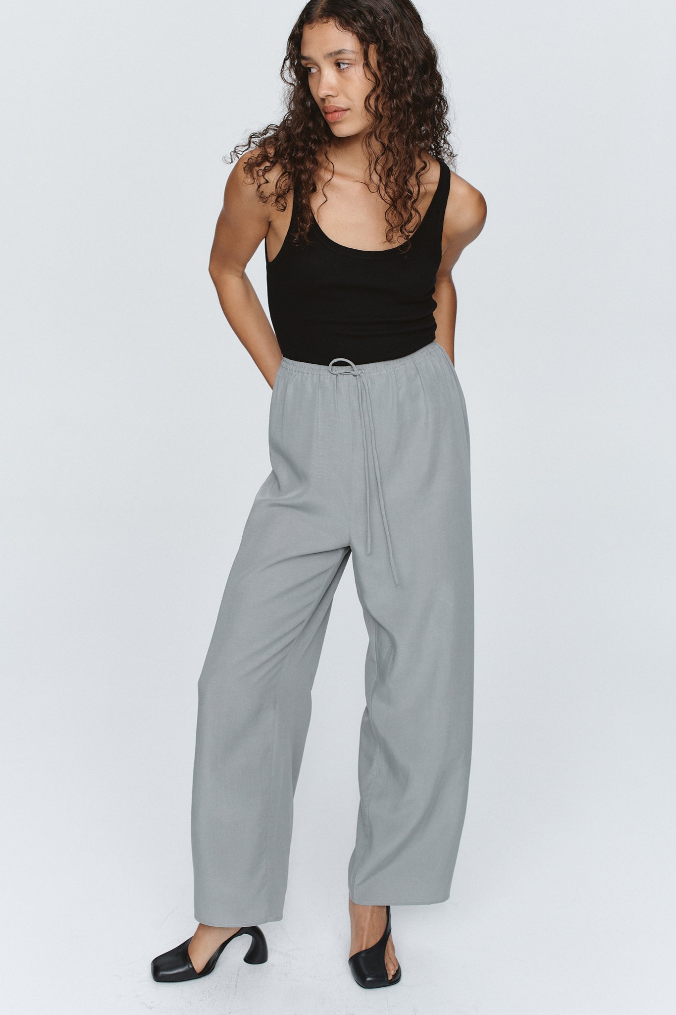 RENEE PANT  - DUCK EGG