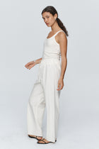 RENEE PANT - SEERSUCKER IVORY