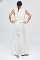 RENEE PANT - IVORY CRINKLE
