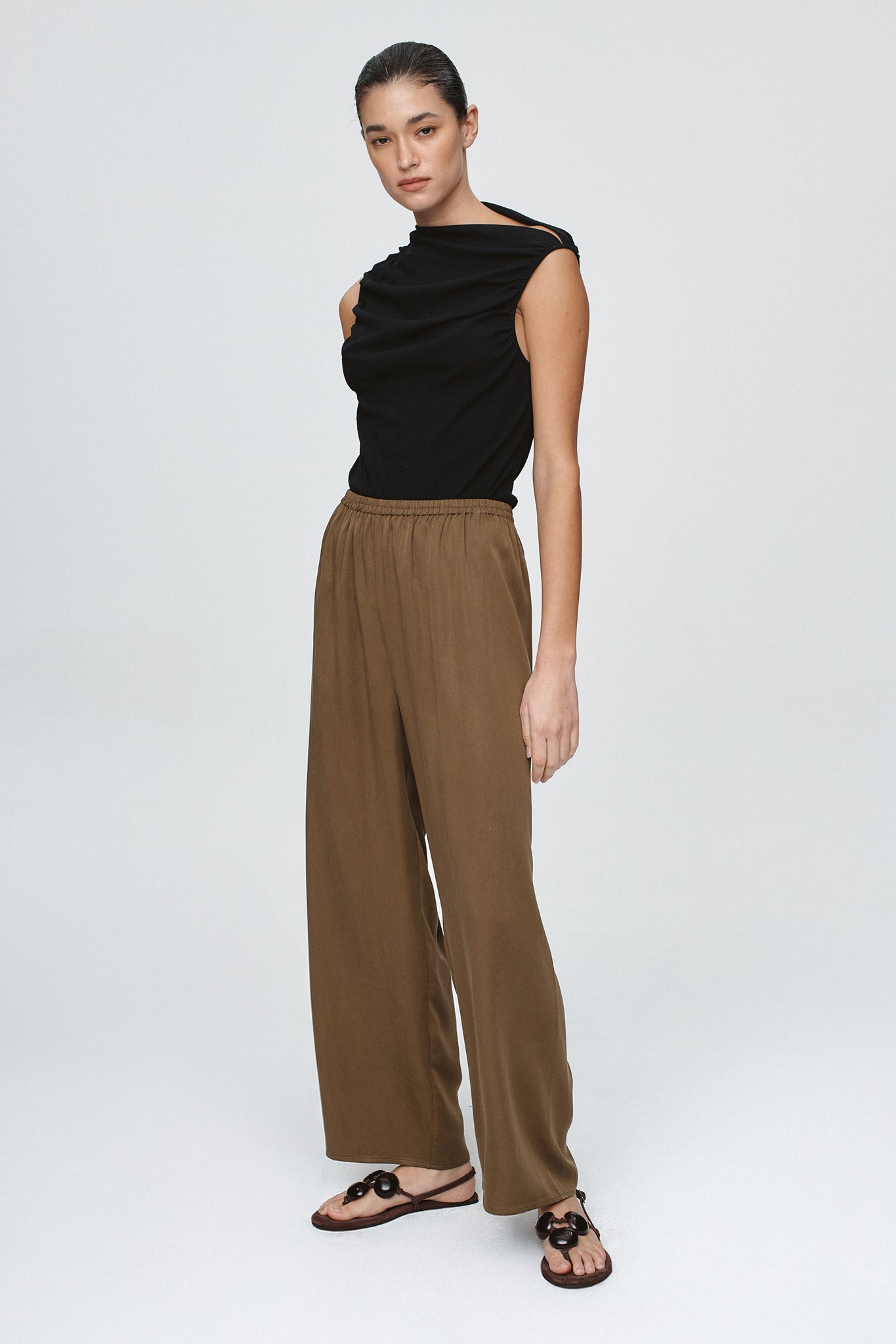 RENEE PANT - OLIVE