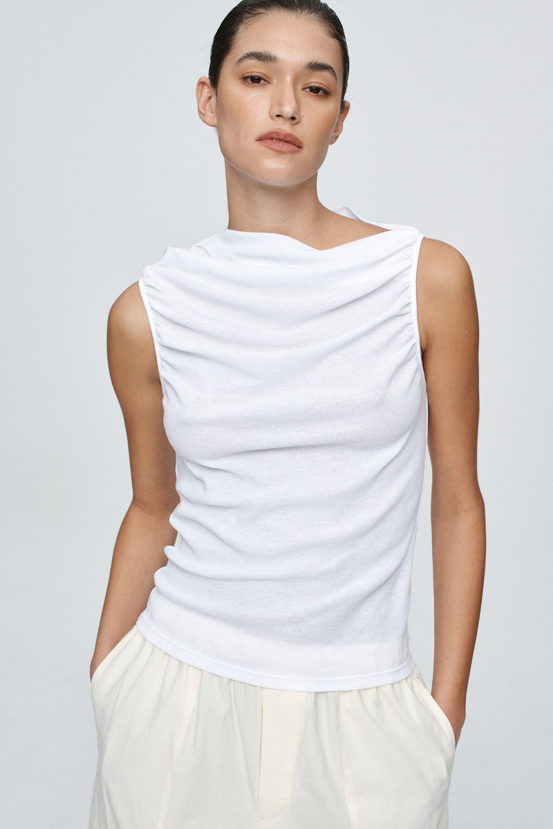 RISA SINGLET - BLANC