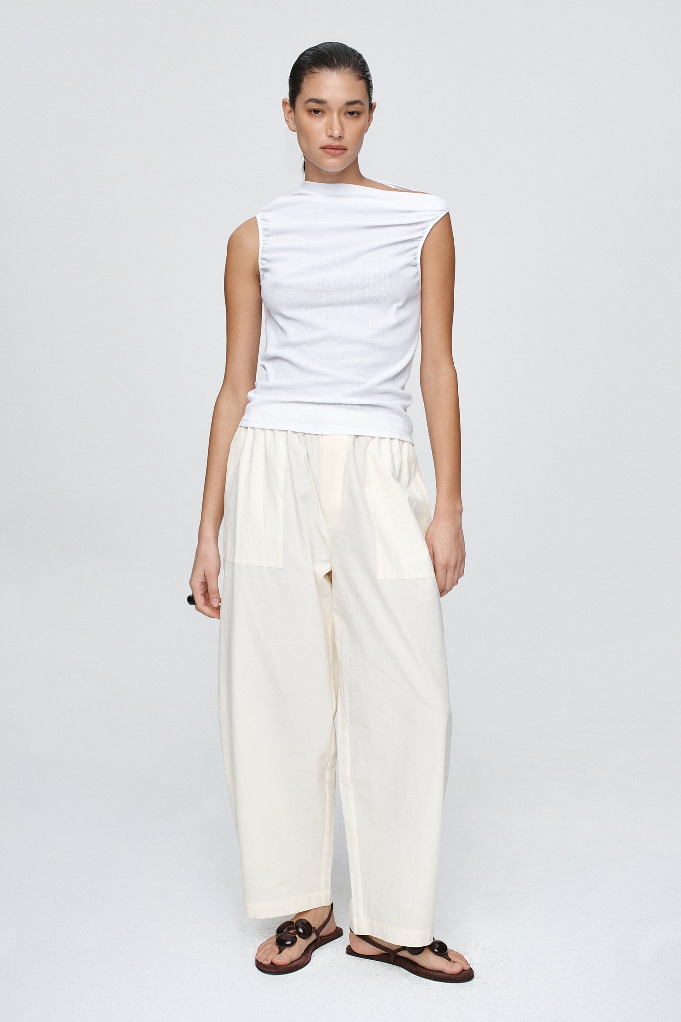 RISA SINGLET - BLANC