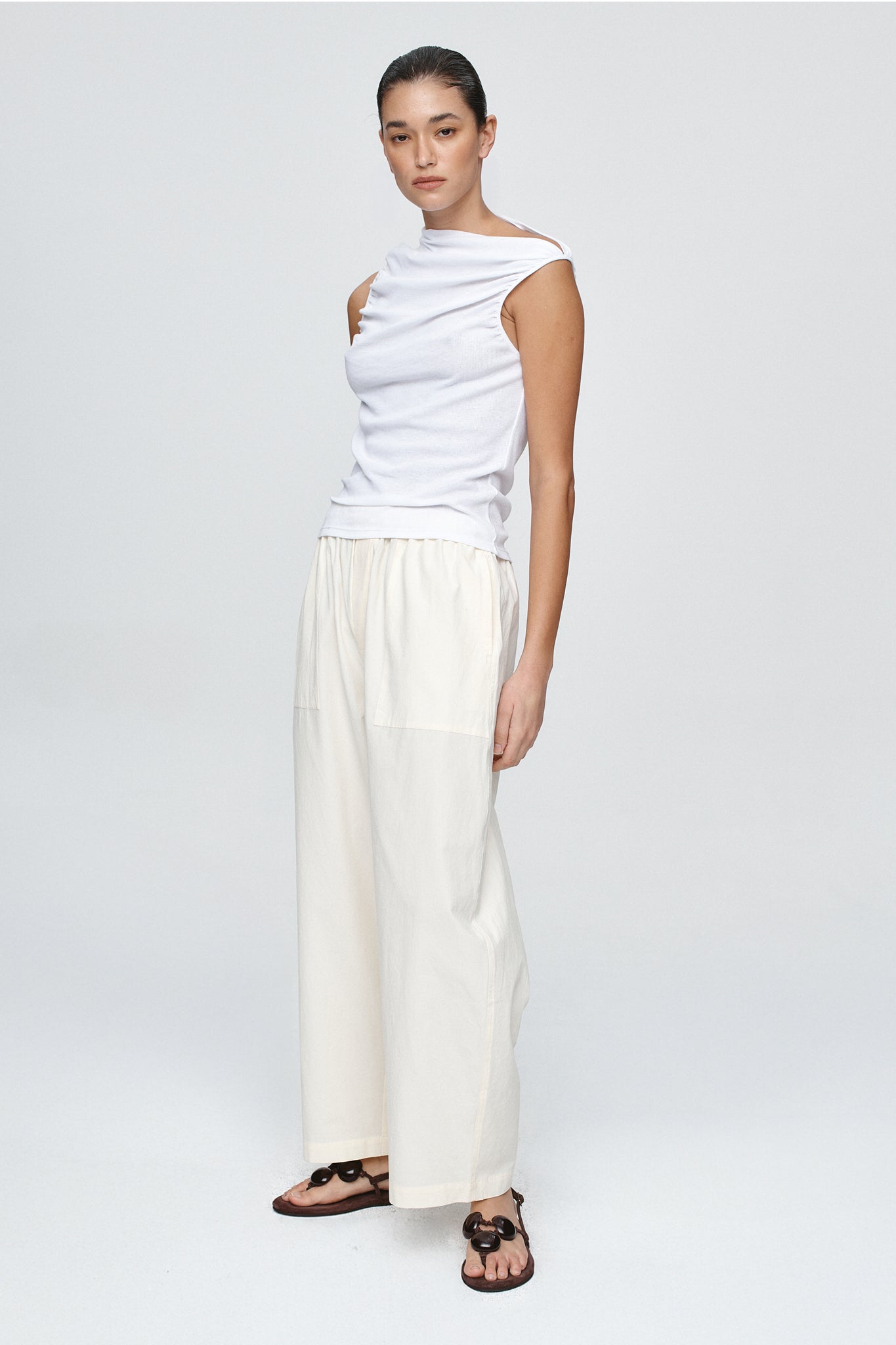 RISA SINGLET - BLANC