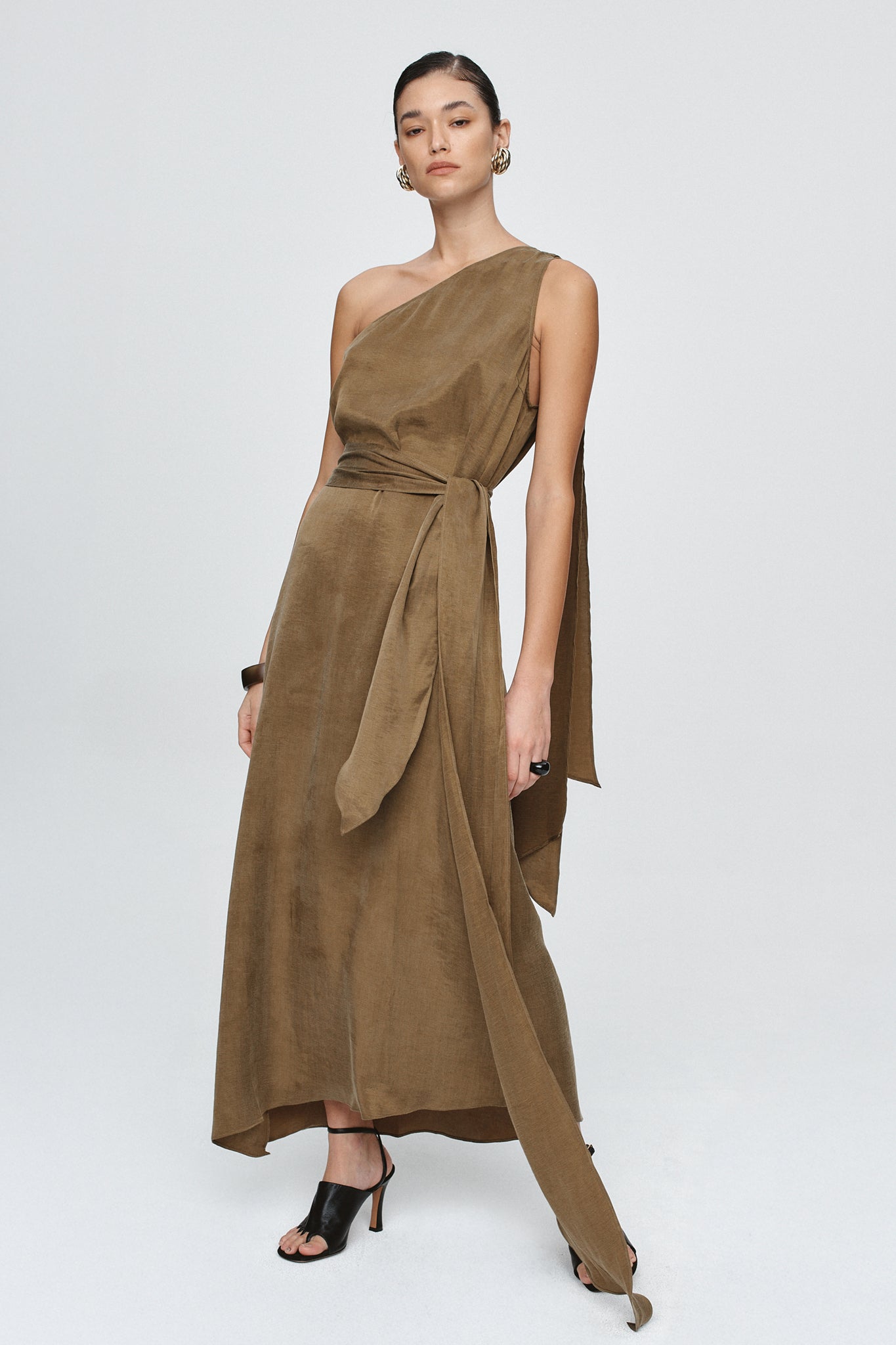 ROSA DRESS - OLIVE
