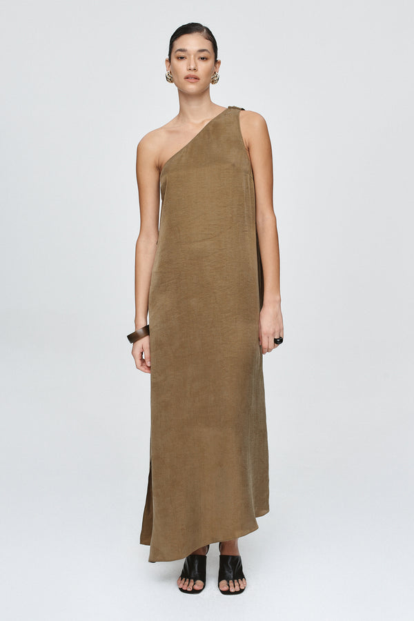 ROSA DRESS - OLIVE