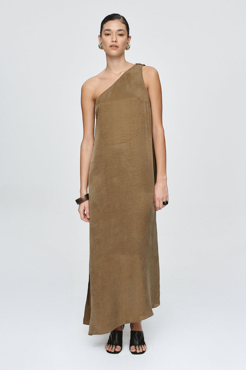ROSA DRESS - OLIVE