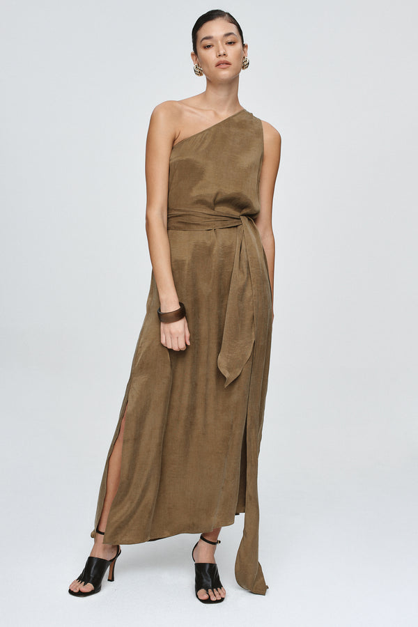 ROSA DRESS - OLIVE