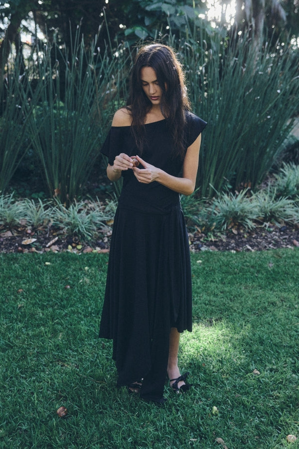 INEZ DRESS - BLACK