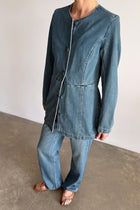 RIANA JACKET - LIGHT WASH