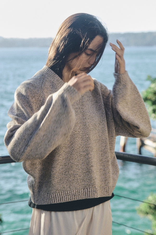 MOSS SWEATER - FLEUR SPECKLE