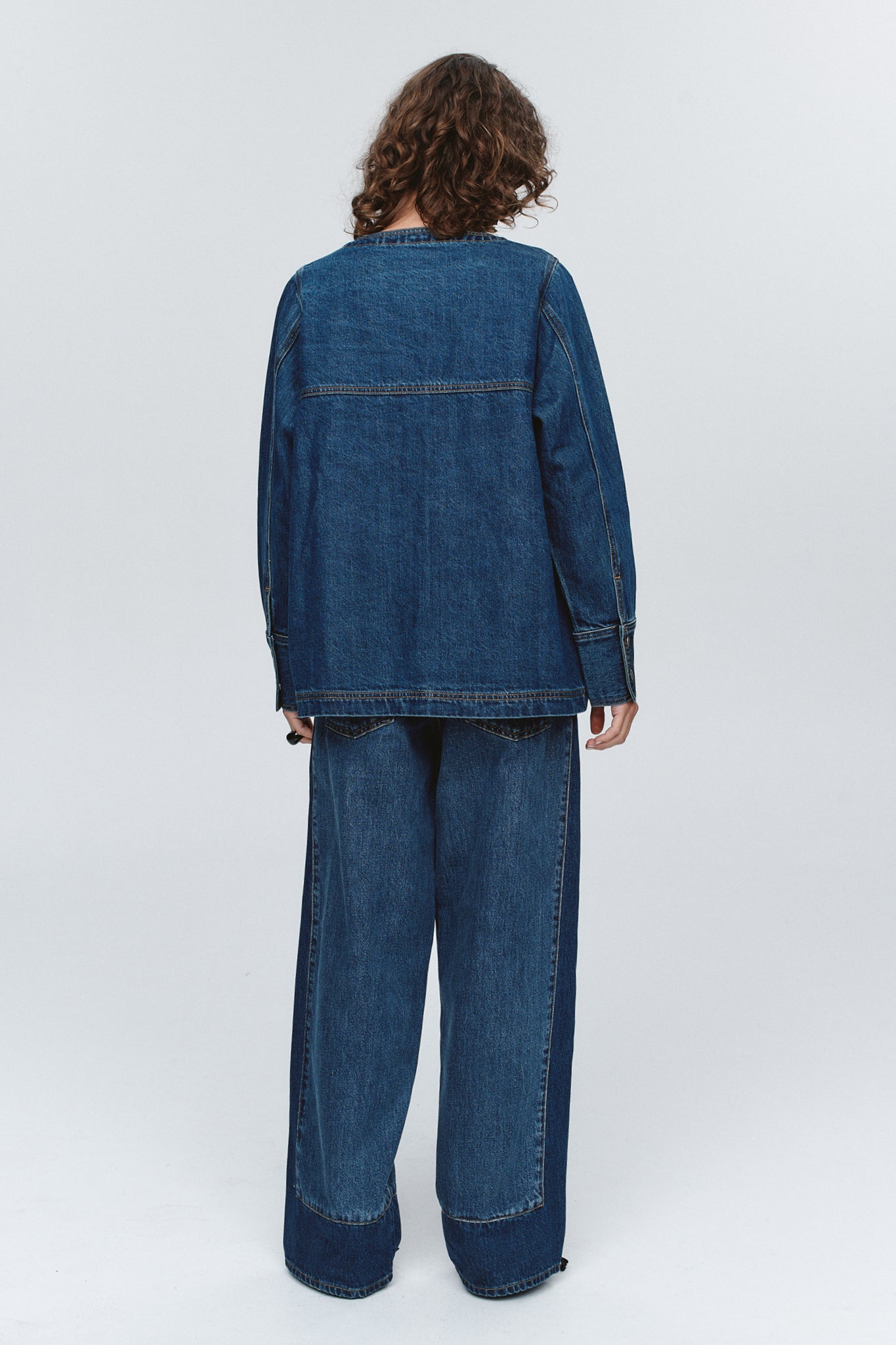 SEAM SHIRT - WASHED INDIGO