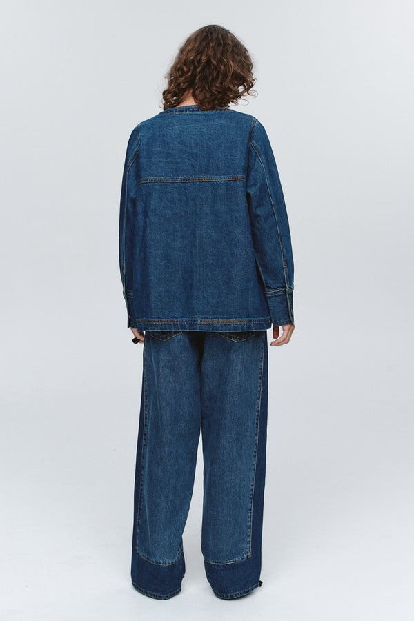 SEAM SHIRT - WASHED INDIGO