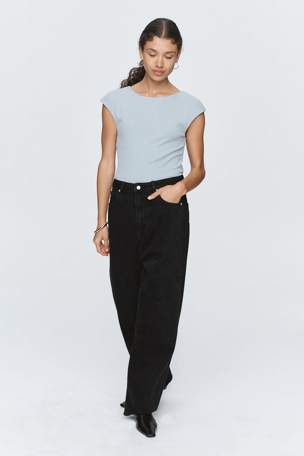 SLUNG JEAN - BLACK