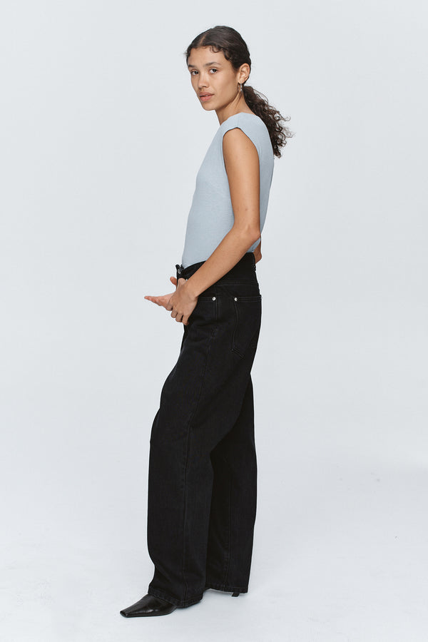 SLUNG JEAN - BLACK