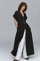 SWAN DRESS - BLACK