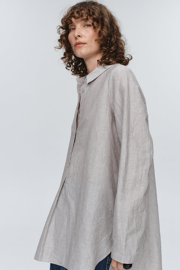 TAB SHIRT - CHOCOLATE STRIPE