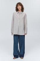 TAB SHIRT - CHOCOLATE STRIPE