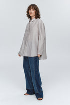 TAB SHIRT - CHOCOLATE STRIPE