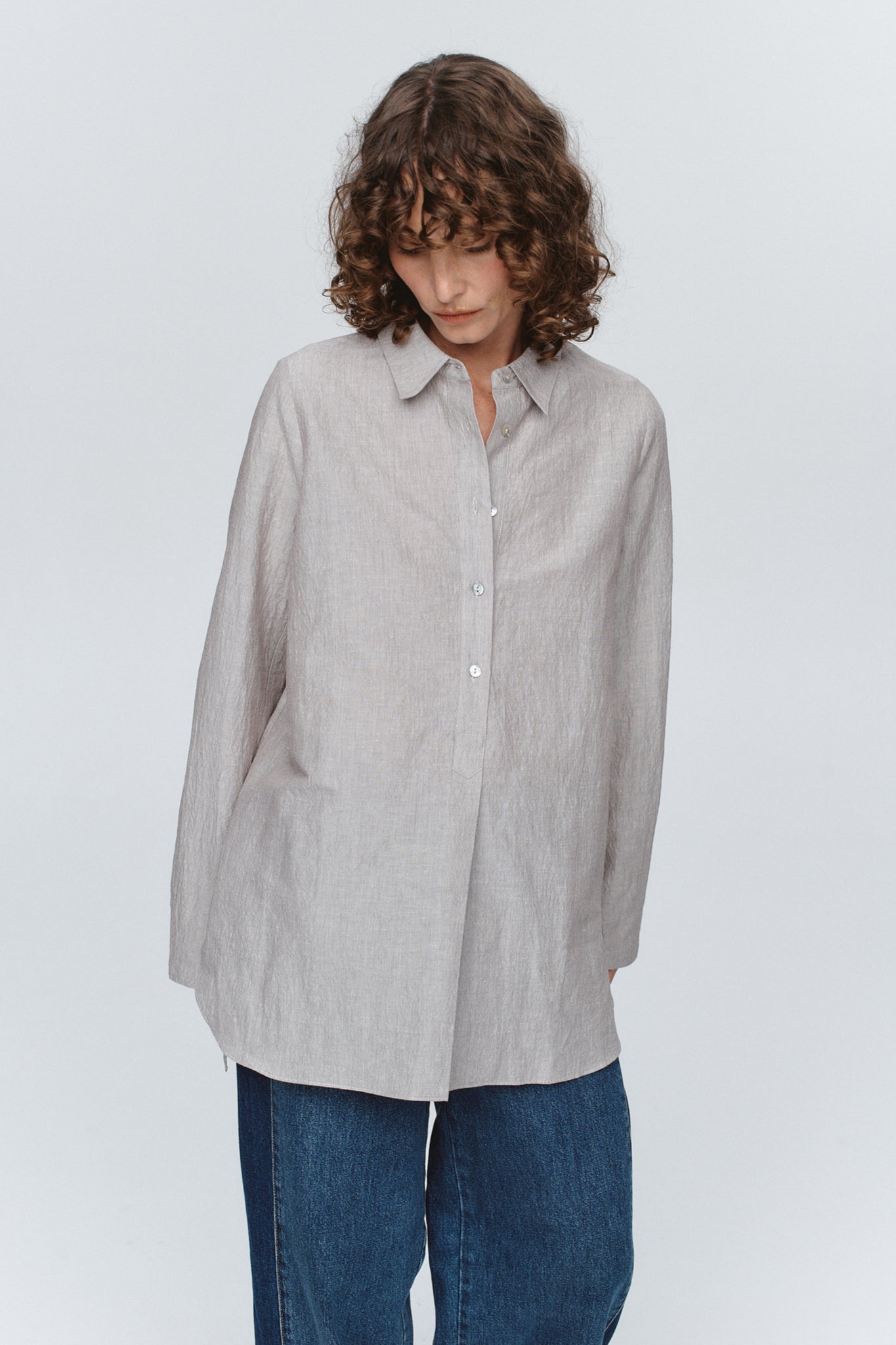 TAB SHIRT - CHOCOLATE STRIPE