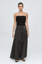 TAFFY SKIRT - WASHED BLACK