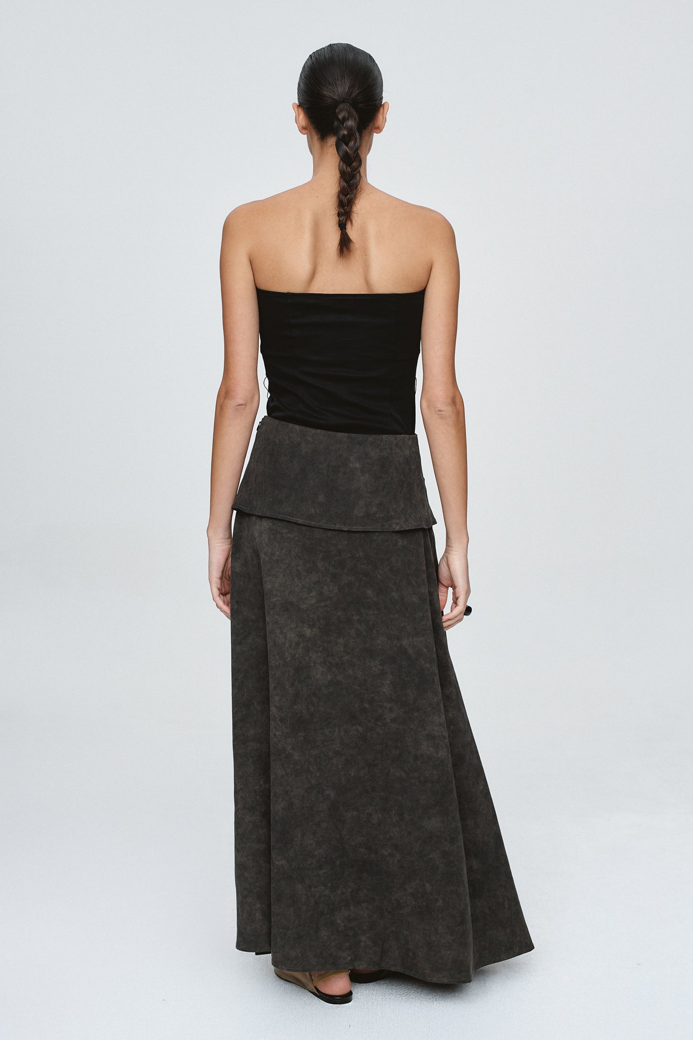 TAFFY SKIRT - WASHED BLACK