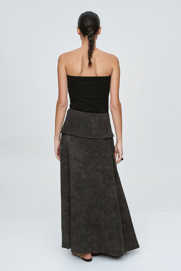 TAFFY SKIRT - WASHED BLACK