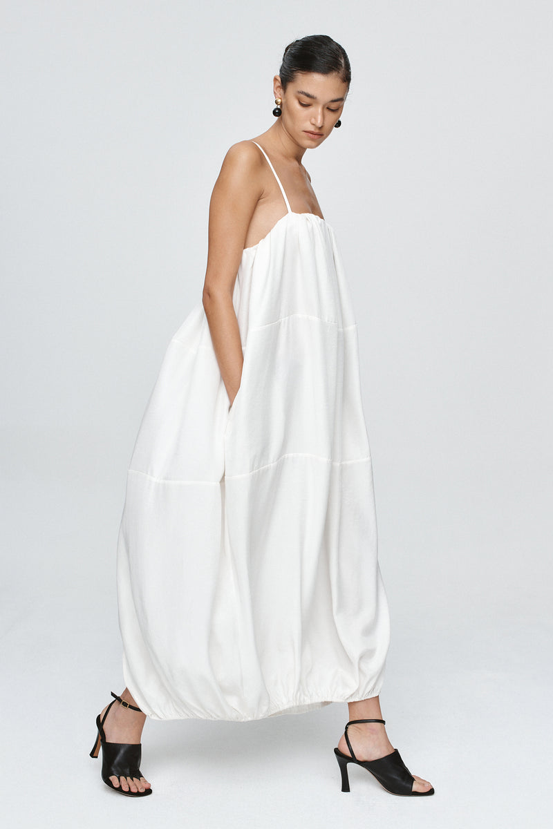 TERRANCE DRESS - BLANC
