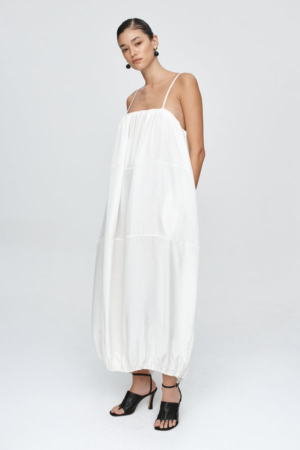 TERRANCE DRESS - BLANC