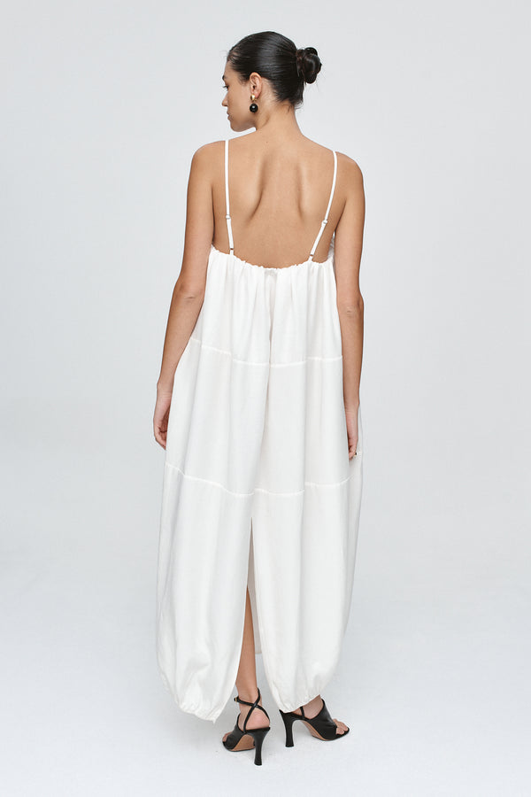 TERRANCE DRESS - BLANC