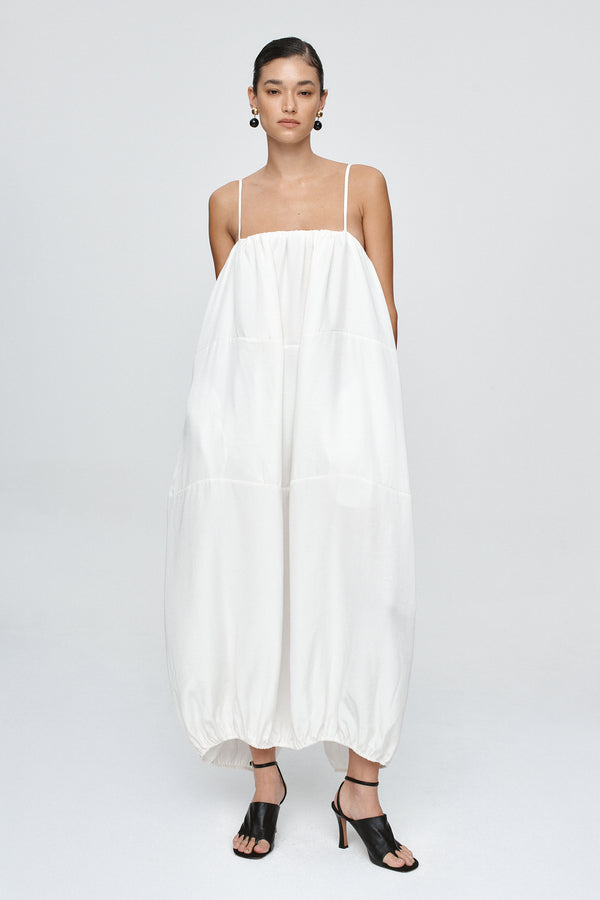 TERRANCE DRESS - BLANC