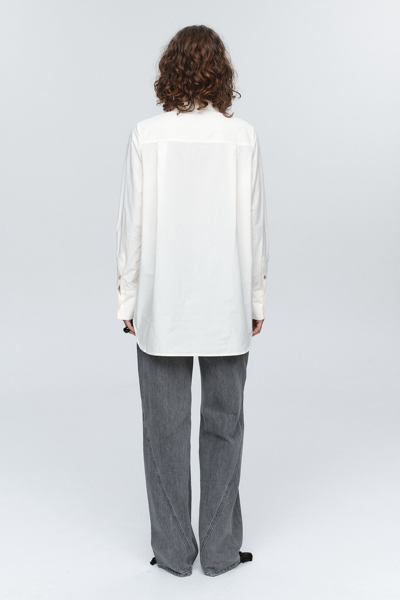 TUXEDO SHIRT - IVORY