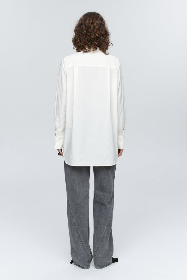 TUXEDO SHIRT - IVORY