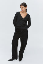 VICTORIA CARDIGAN - CHARCOAL