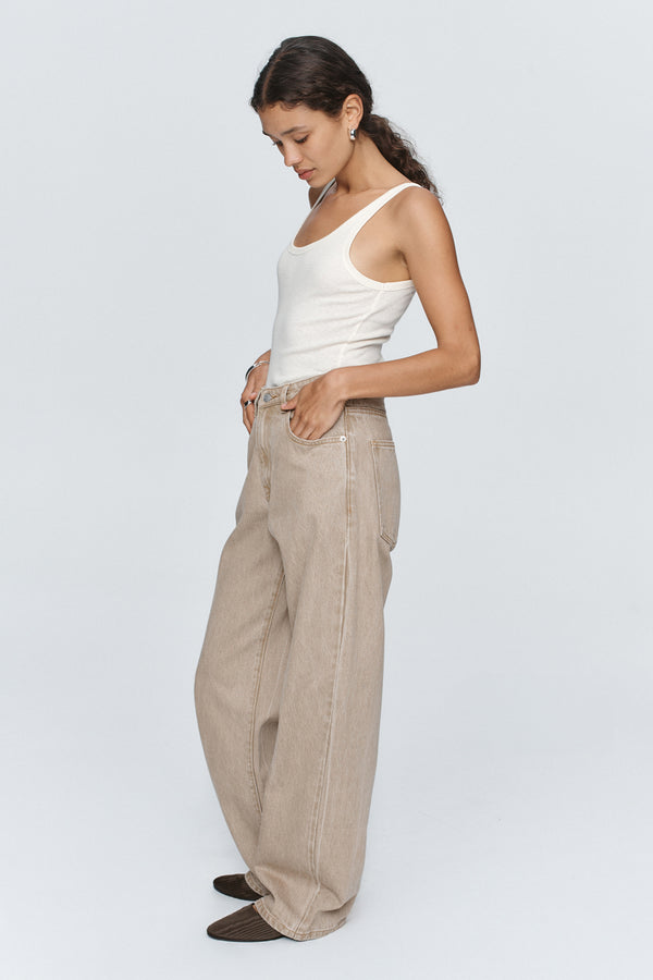 WIDE LEG JEAN - CHAI