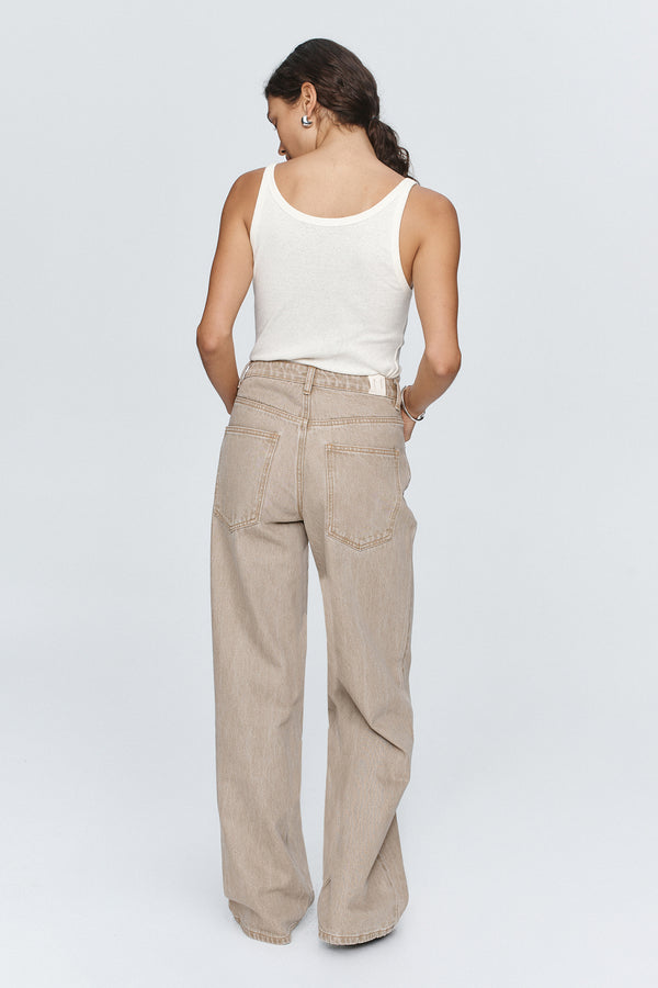 WIDE LEG JEAN - CHAI