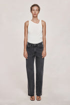 WIDE LEG JEAN - FADED BLACK