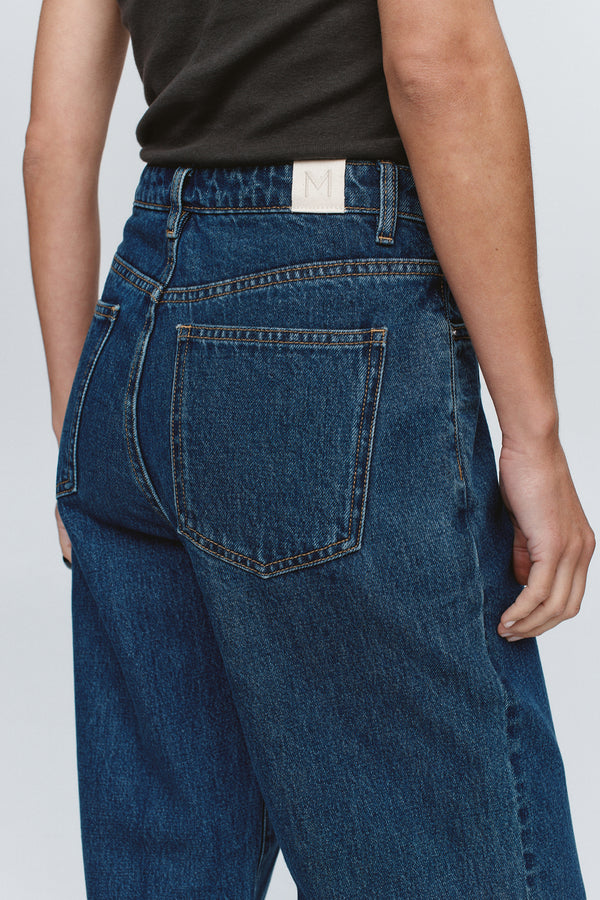 WIDE LEG JEAN - WASHED INDIGO
