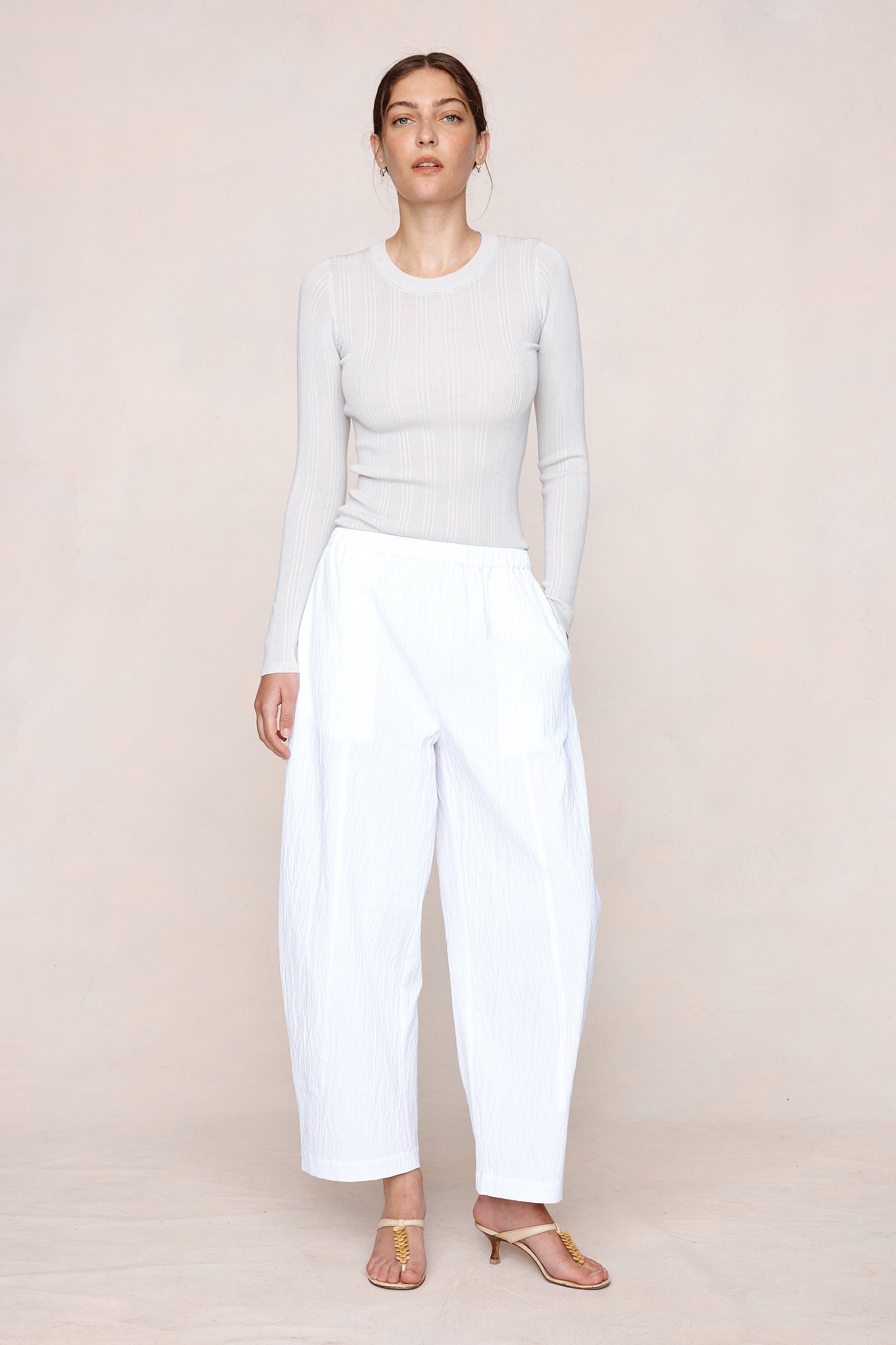 WILKEN PANT - IVORY