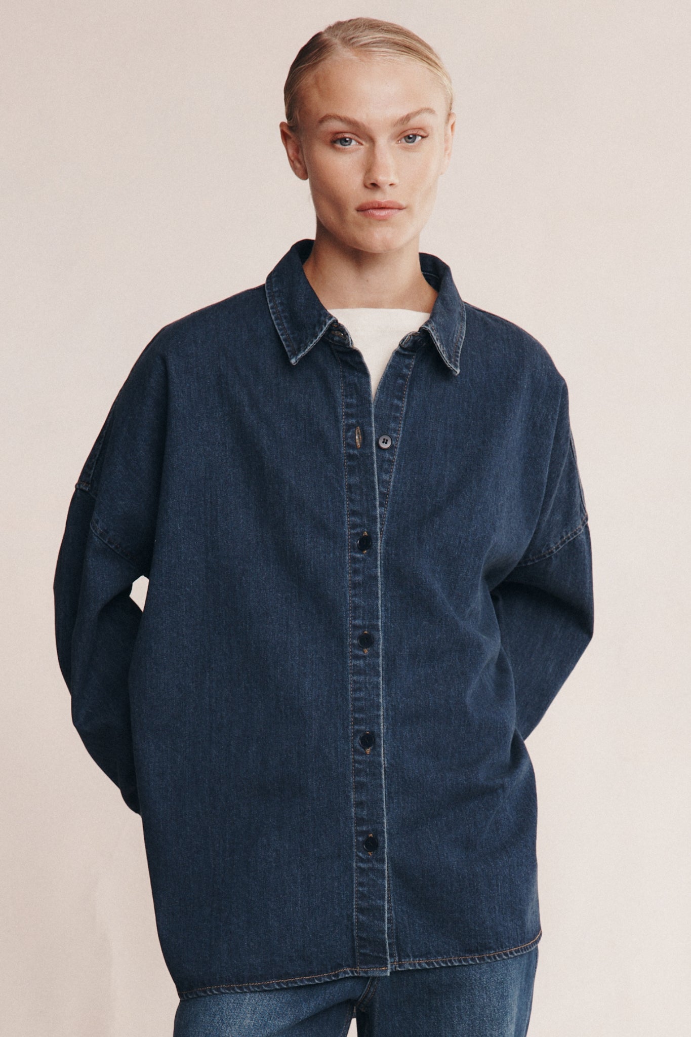 JORDY SHIRT - DARK WASH