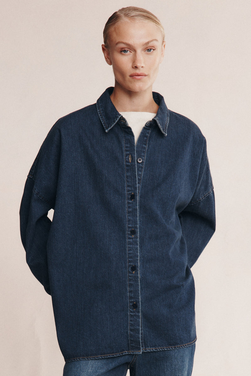 JORDY SHIRT - DARK WASH