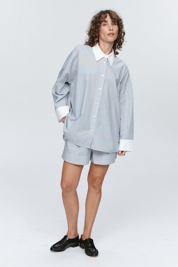 TAB SHIRT - BLEU STRIPE